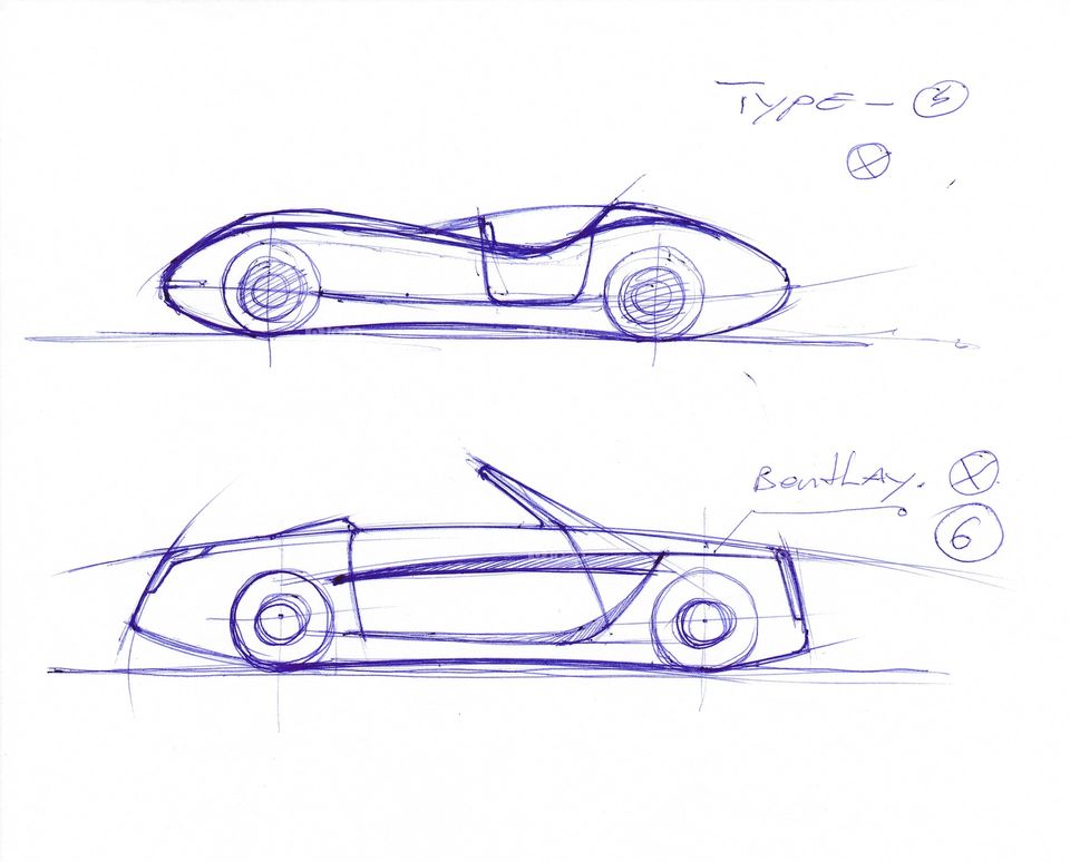 sketch of car concept cars