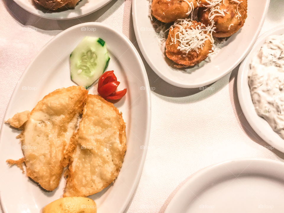 Food served in plate