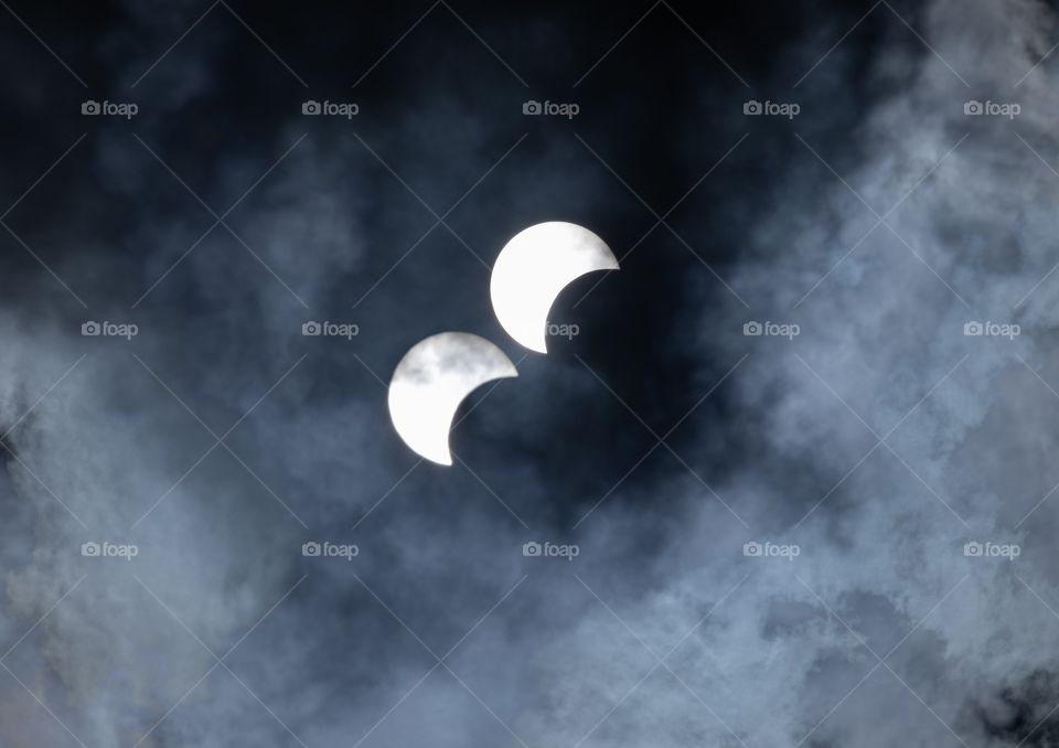 Solar eclipse in Bangkok Thailand on 21 June 2020