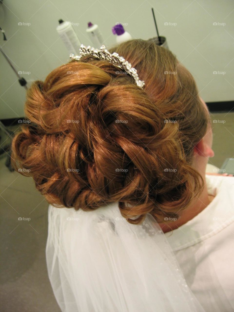Up do for a wedding