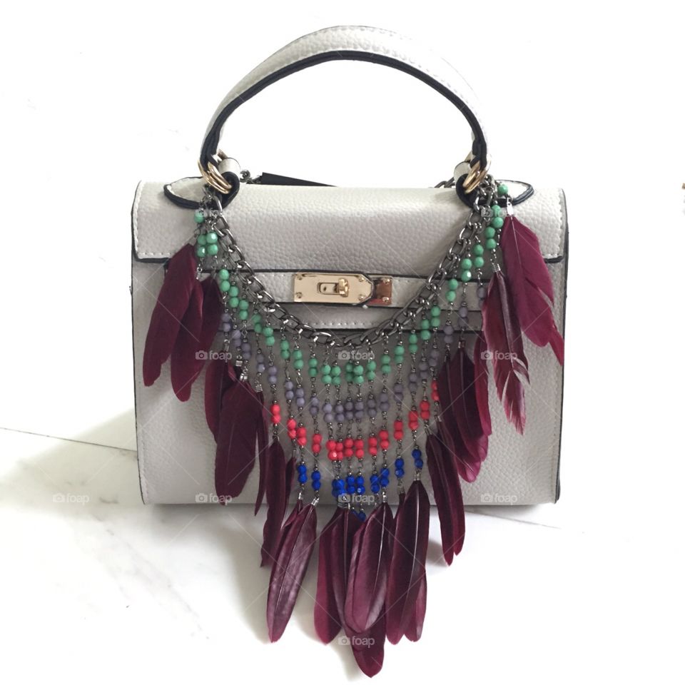 Fashion accessory - handbag and necklace 