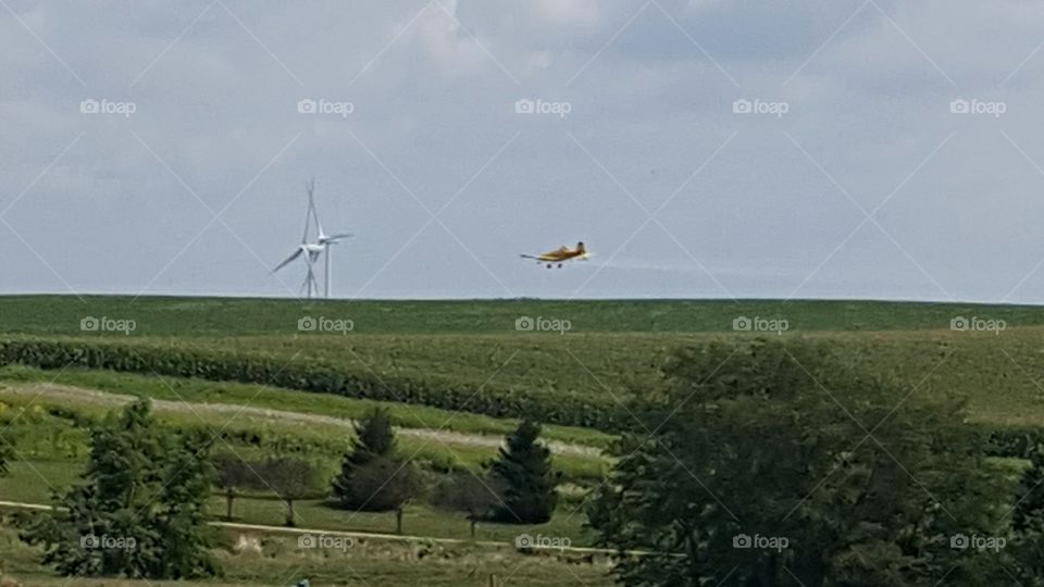 Iowa Crop Dusting