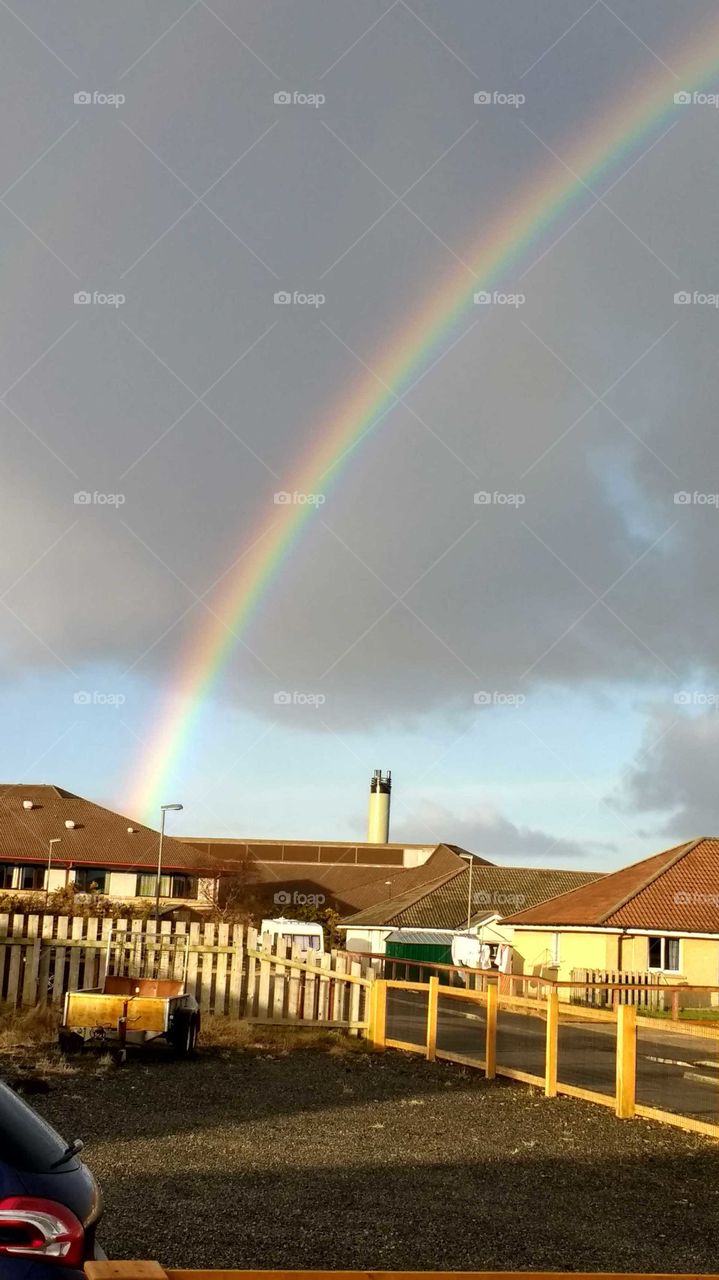 Rainbow in Stornoway