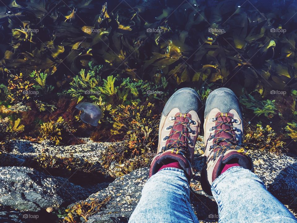 Foot view in Norway