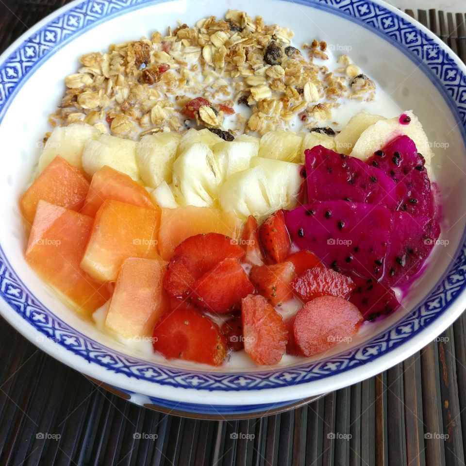 Healthy breakfast full of fiber is my way to start a day. How do you start yours?