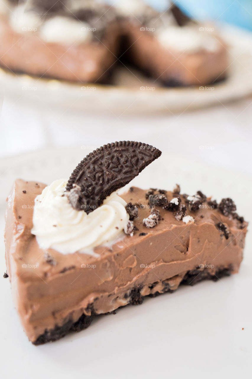 chocolate and biscuit cheesecake