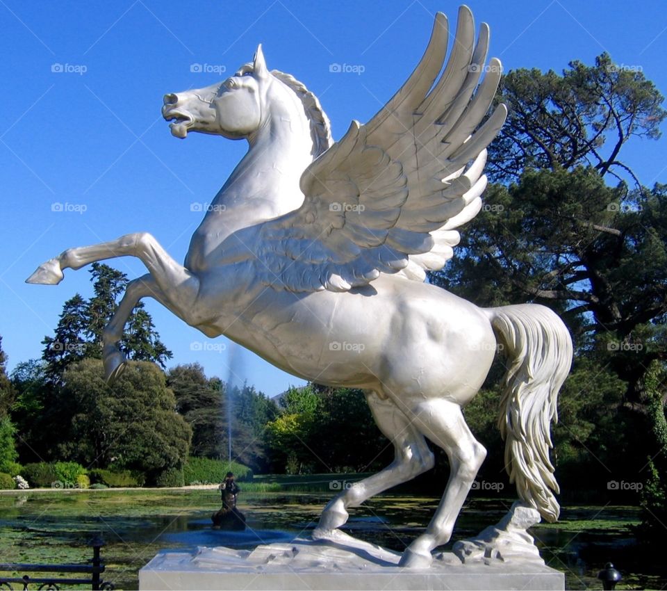 Winged horse statue - Ireland 