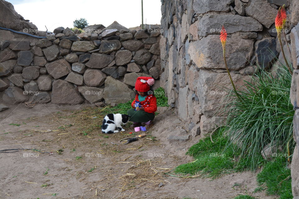My Furry Friend, Puno Countryside, Peru