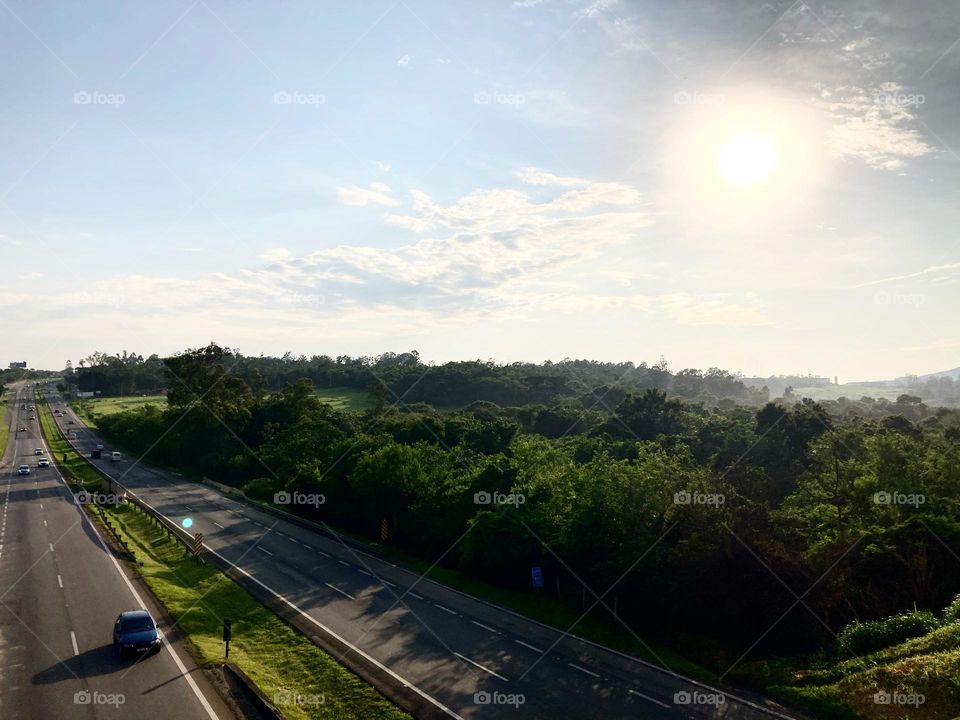 🌄🇺🇸 An extremely beautiful dawn in Jundiaí, interior of Brazil. Cheer the nature! / 🇧🇷 Um amanhecer extremamente bonito em Jundiaí, interior do Brasil. Viva a natureza! 
