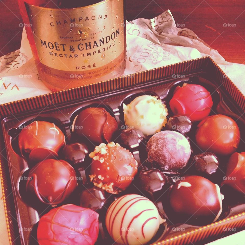 Champagne and Chocolate 
