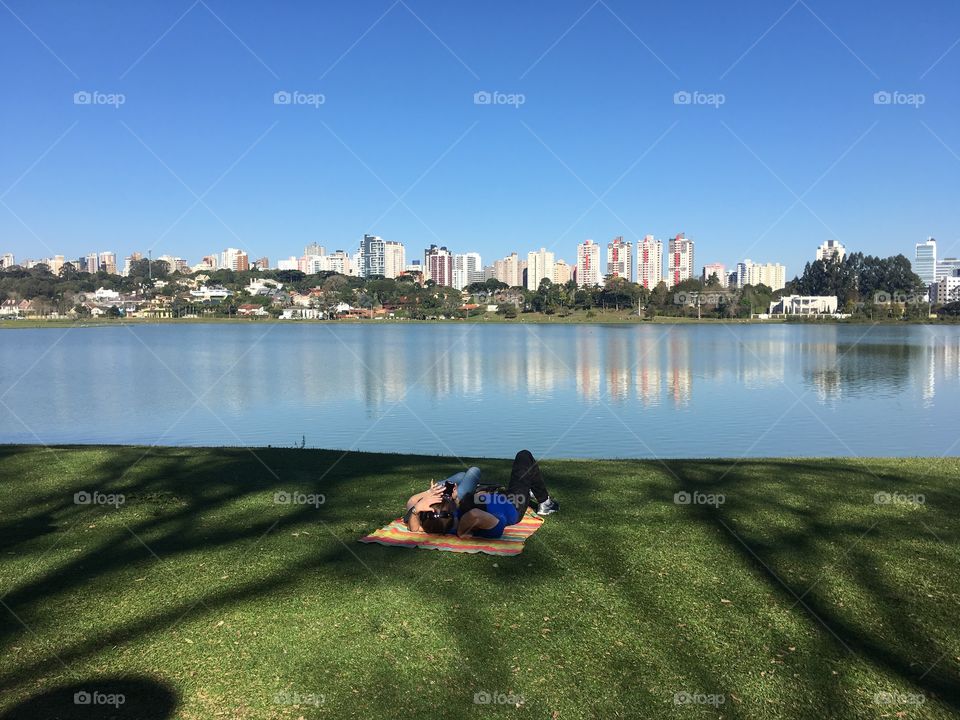 Parque barigui City travel Curitiba tour lago