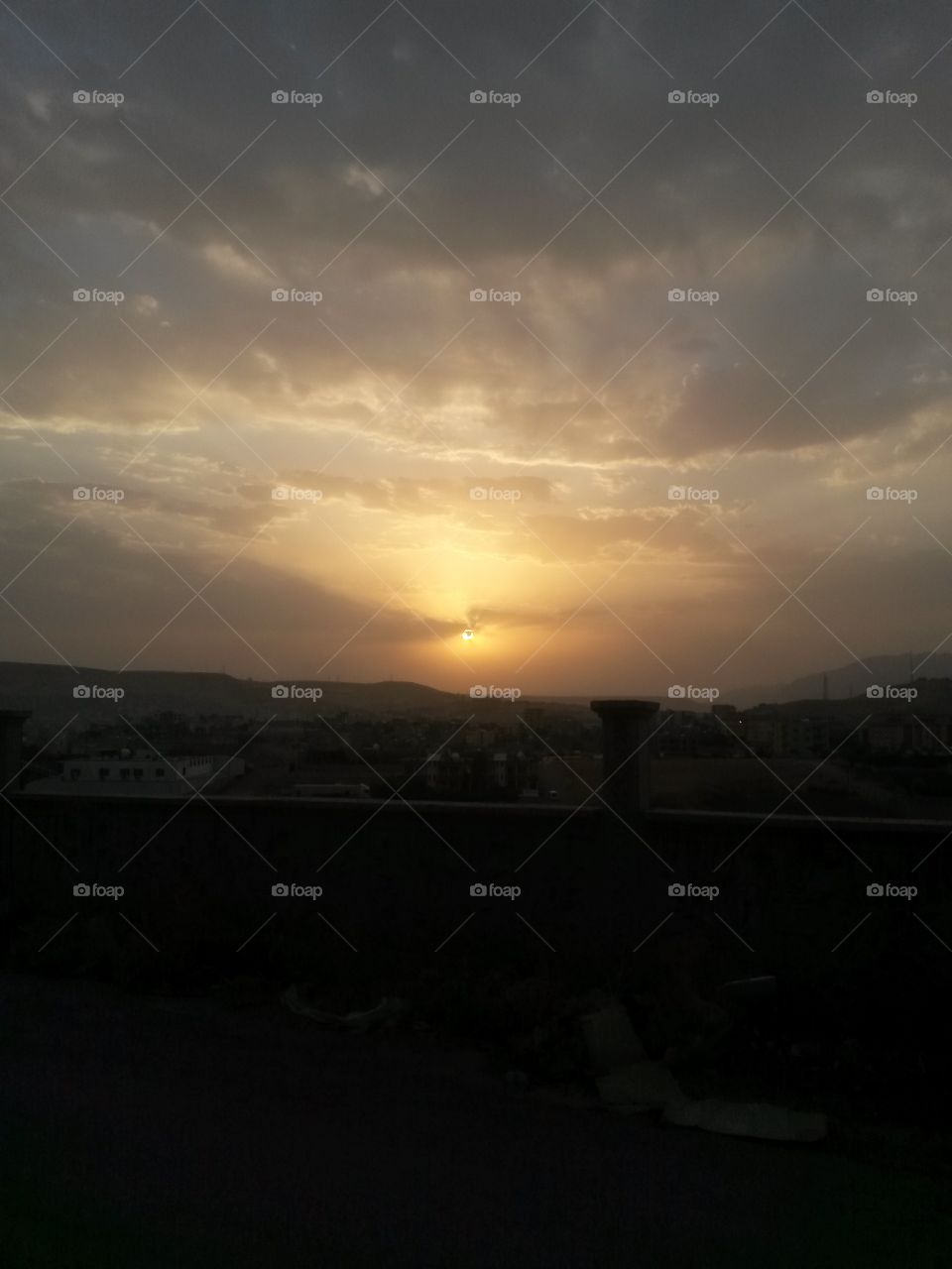 Sunset, Landscape, Dawn, Sun, Evening