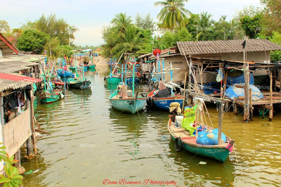 Fishing Village Kao Tao Thailand
