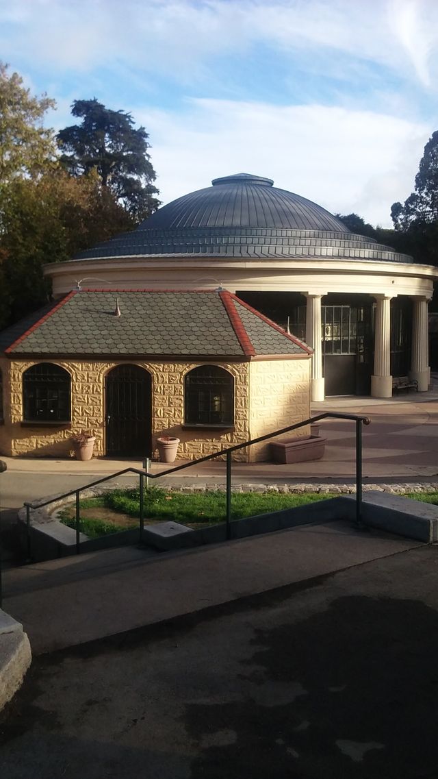 building in park