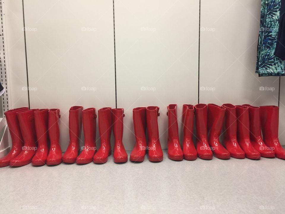 Red boots