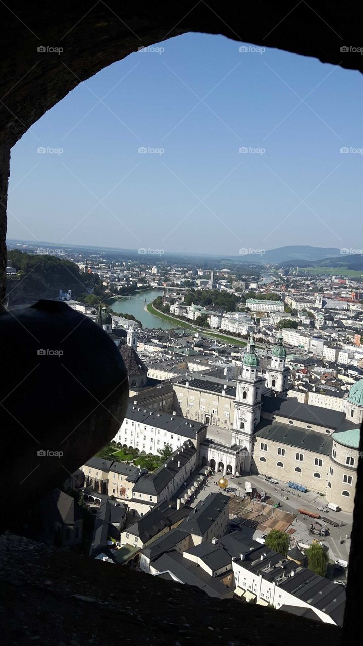 Salzburg castle in Austria