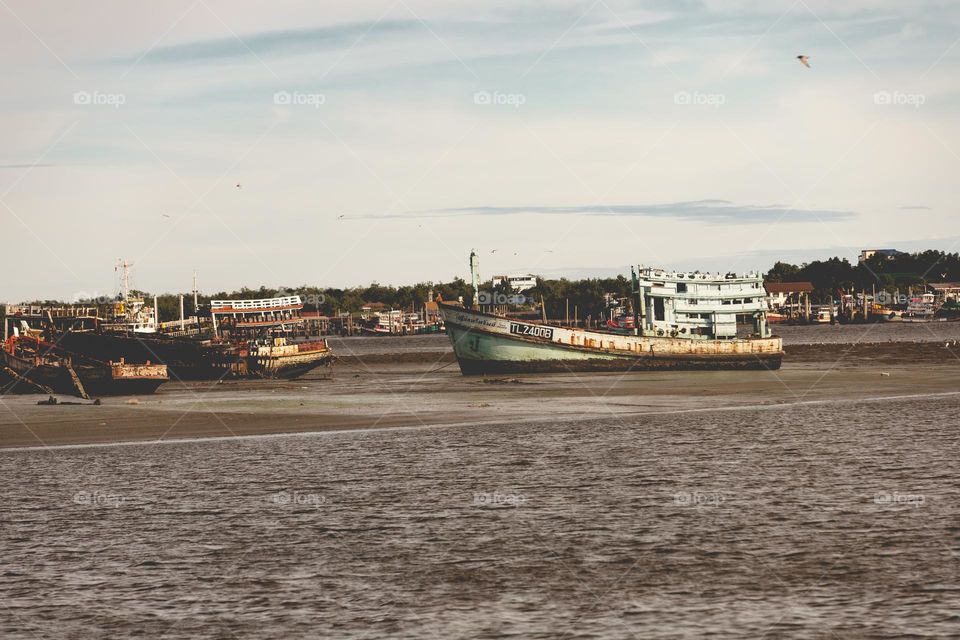 Fish quay in Central Thailand