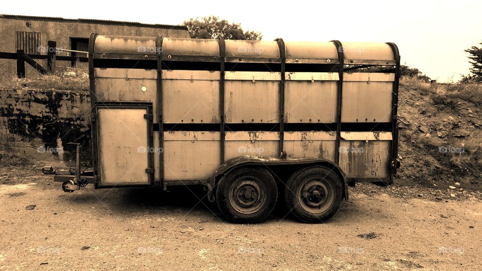 trailer. farm