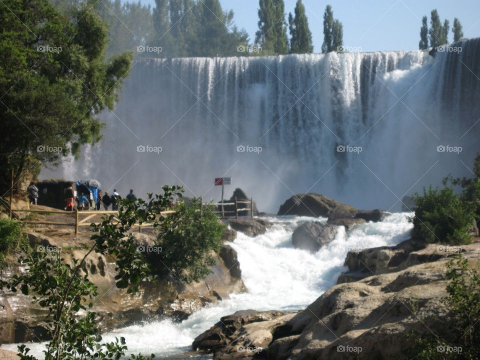 waterfall chile south laja by jorlores