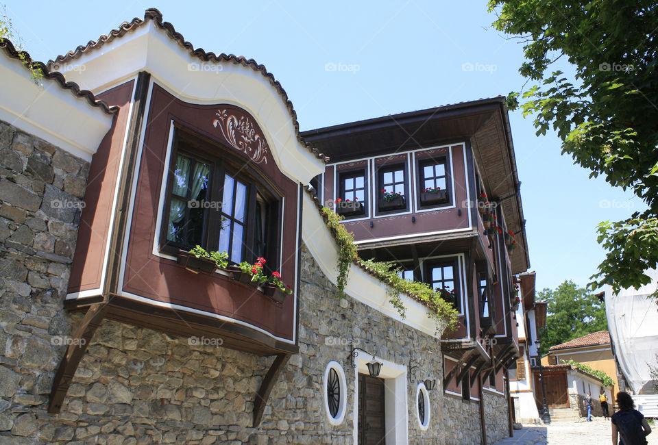 Street in the Old town, Plovdiv, Bulgaria