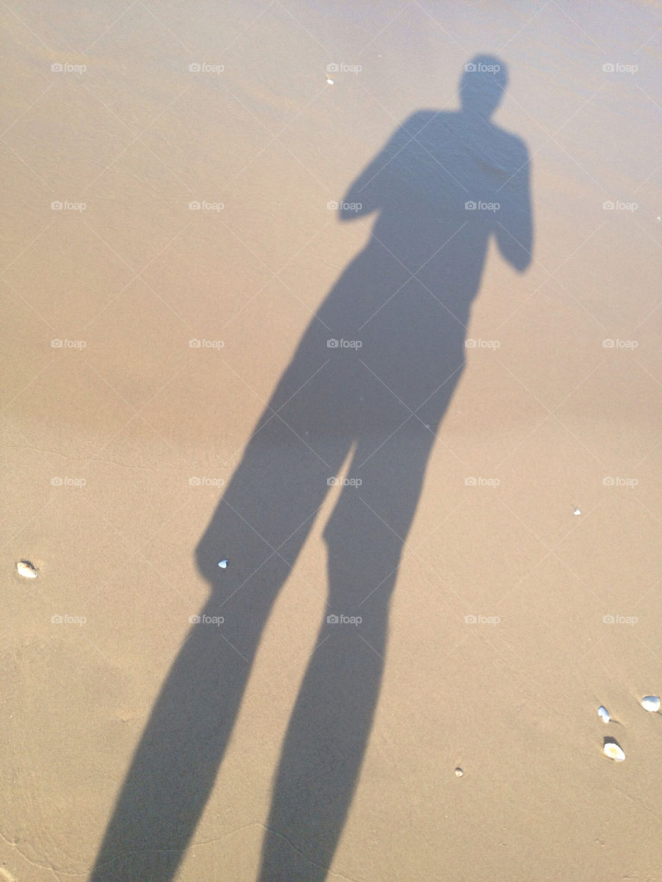 beach ocean shadow germany by cyrano