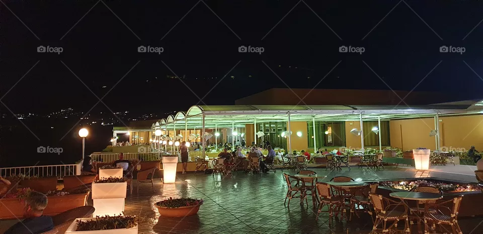 illuminated gazebo