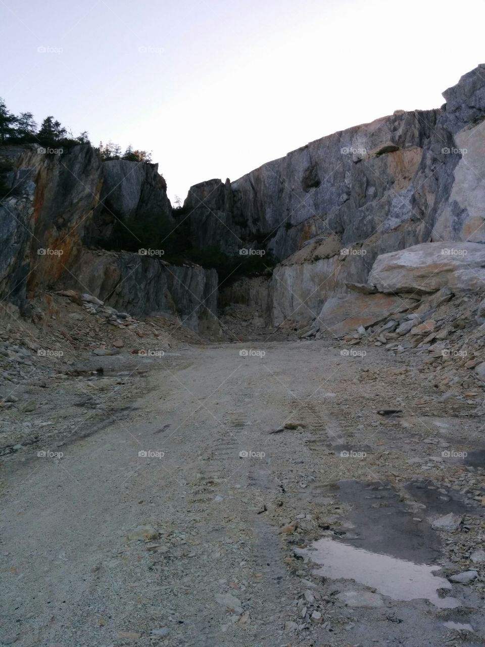 Mine. Found a open pit mine on a adventure.