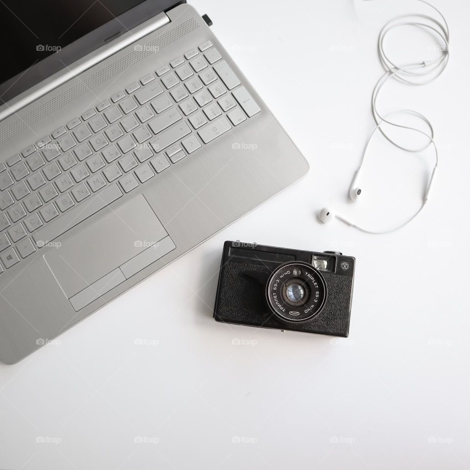 Computer and camera and hands free 