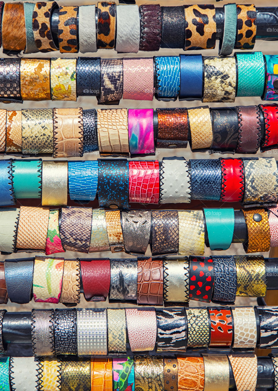 Colorful bracelets