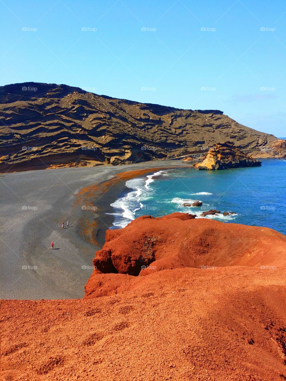 The bay used in many films. Lanzarote.