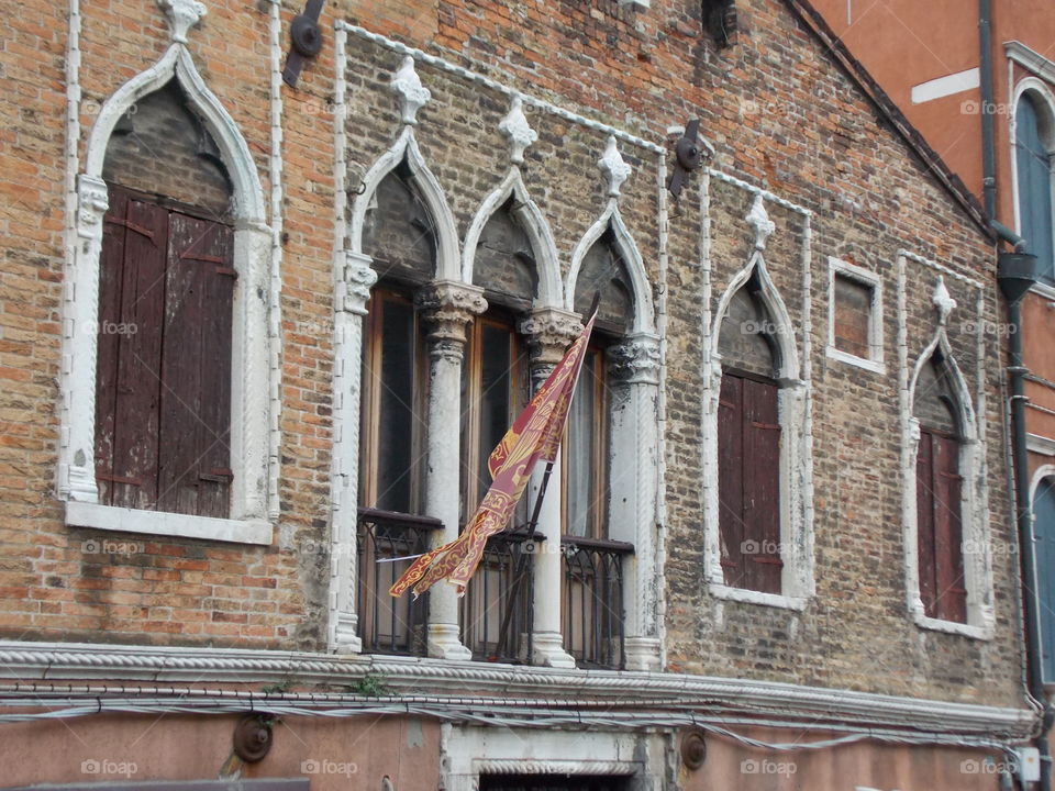 Windows from Italy. Venice, Italy