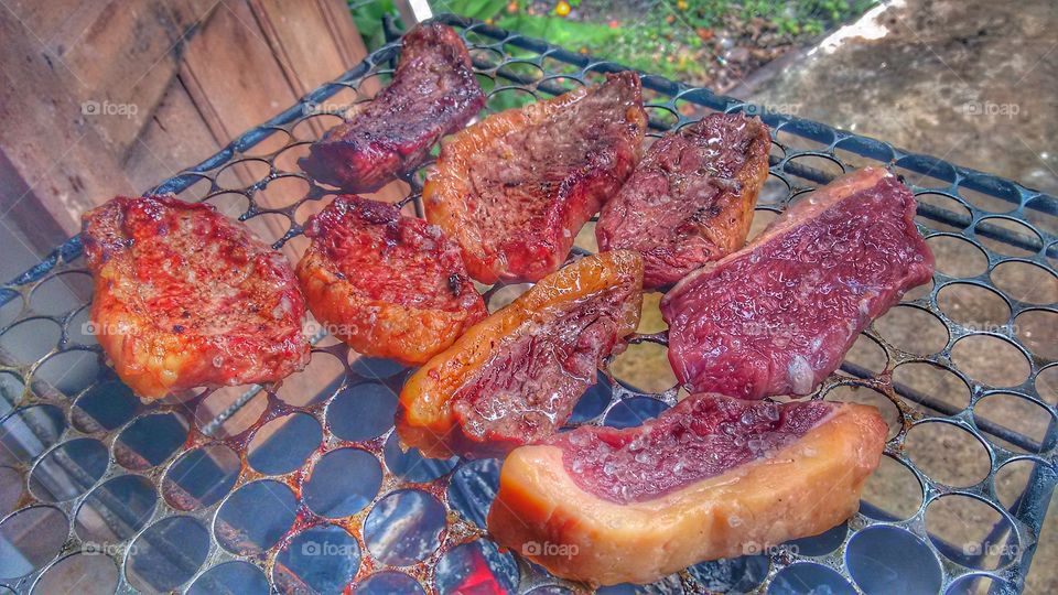 churrasco carne brasa