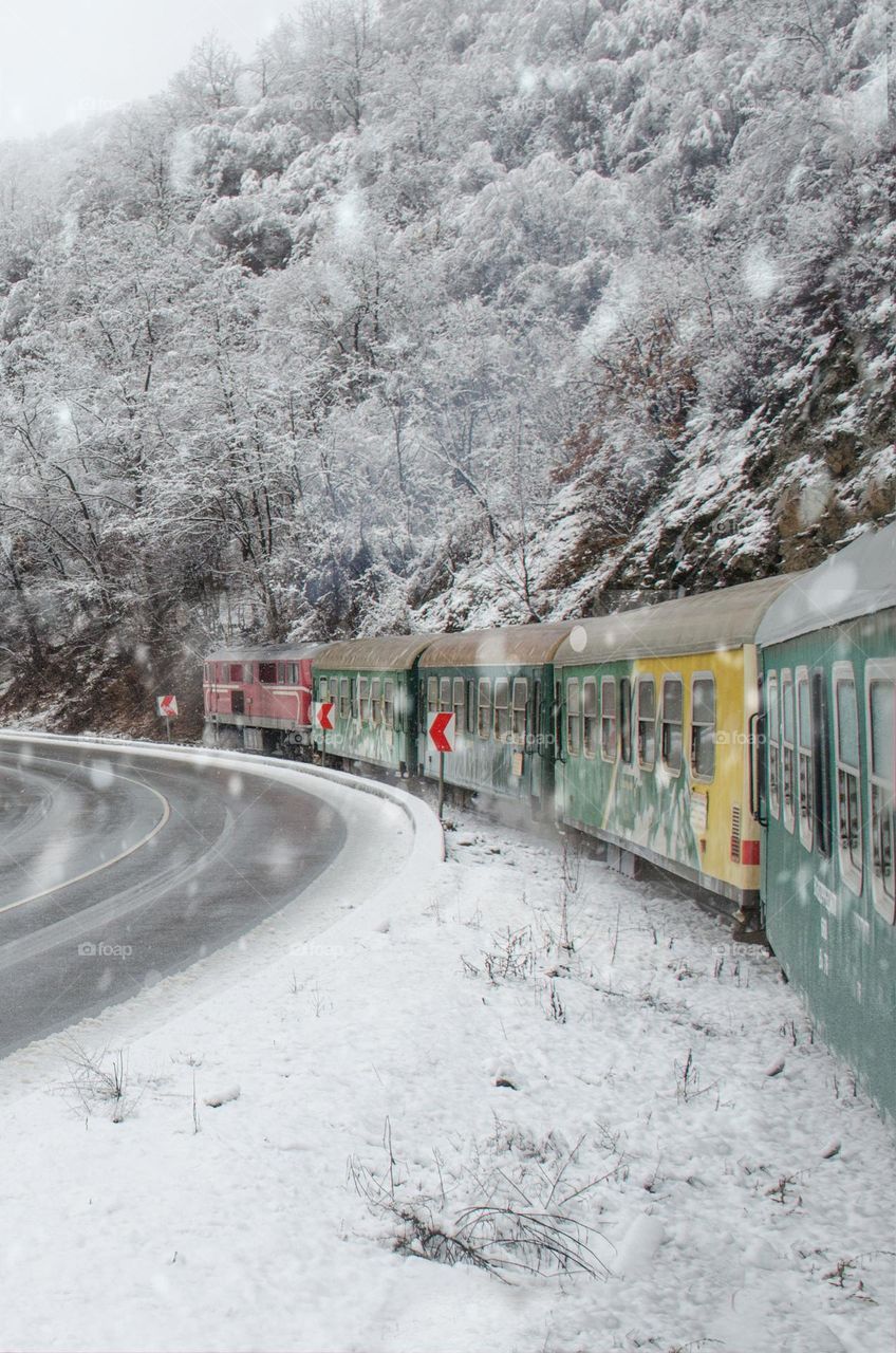 Vacation Series, Winter  Road, Trip, Bulgaria