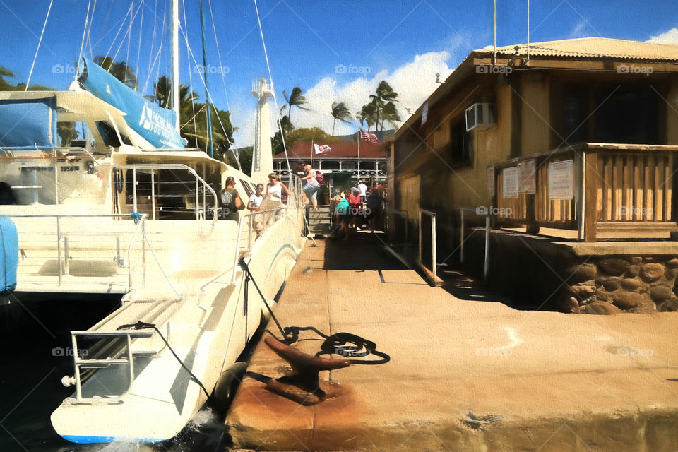 Lahaina harbor