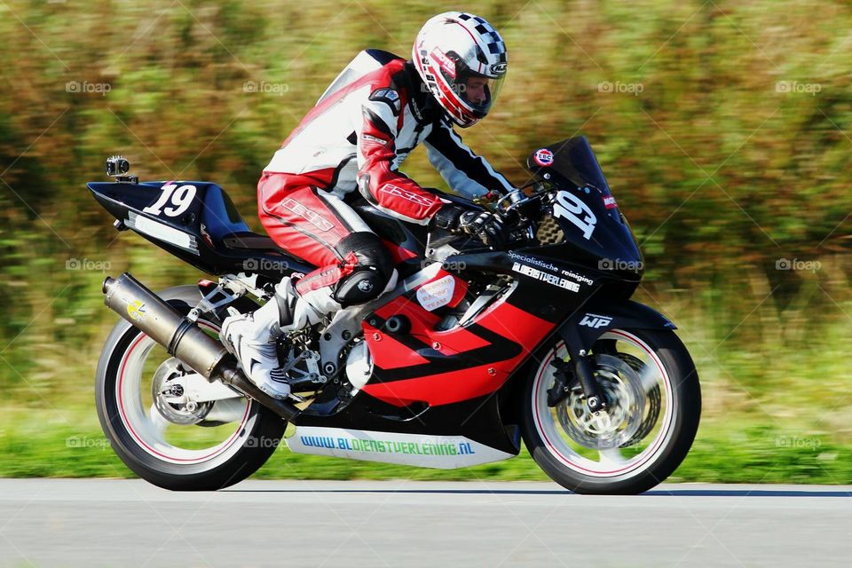 Motorcycle Racing. Dutch Championschip