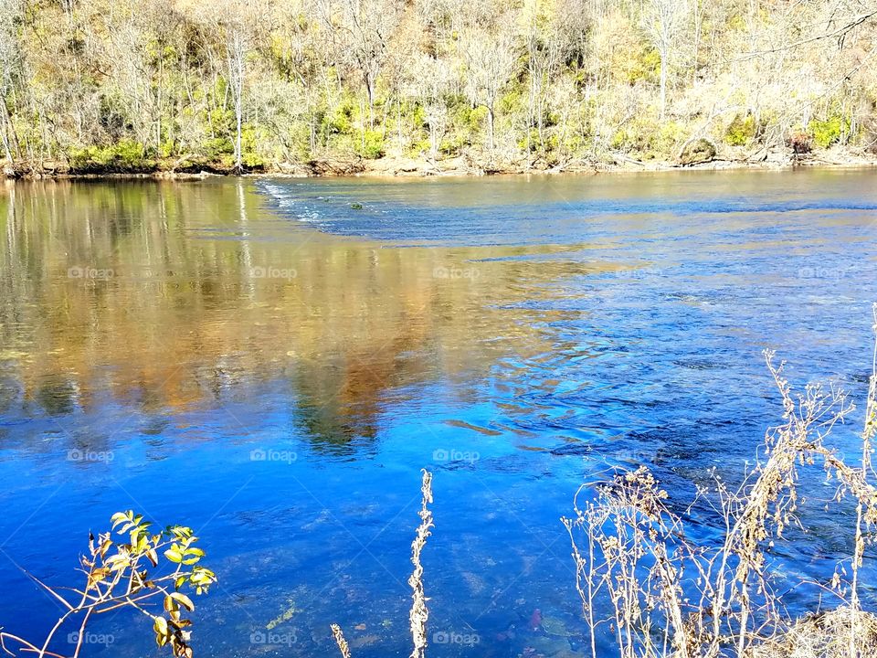 New River flowing through Radford Virginia