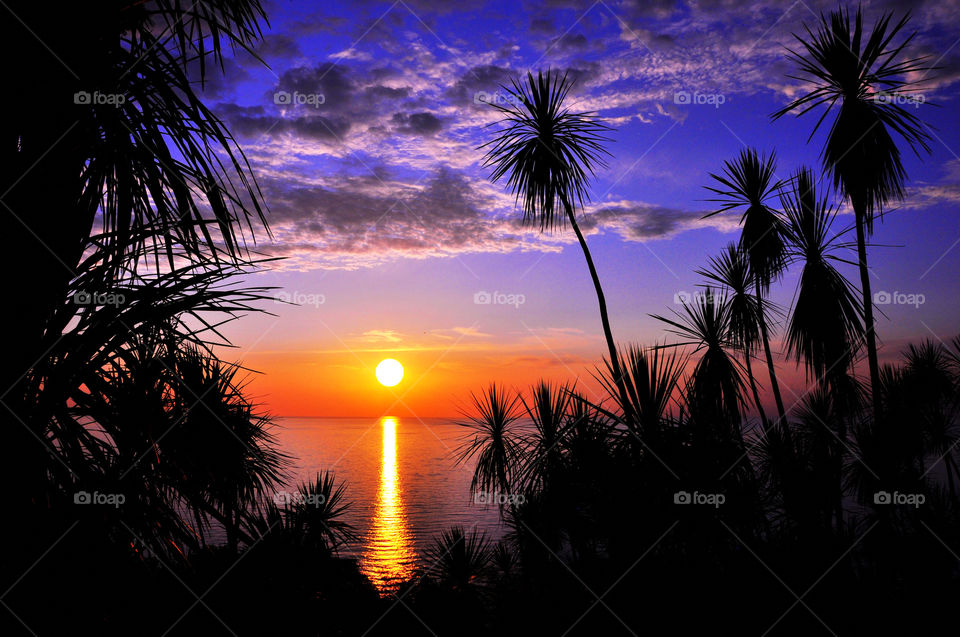 Sunset at the Black Sea 