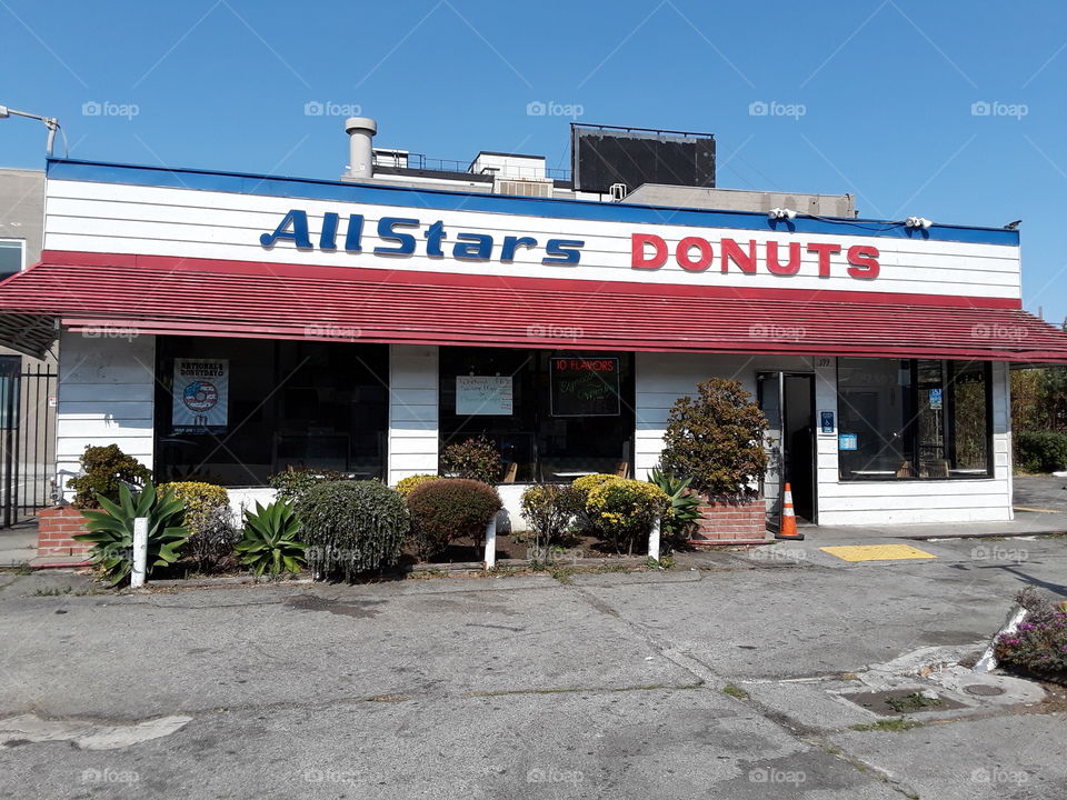 Donut Shop SOMA San Francisco California