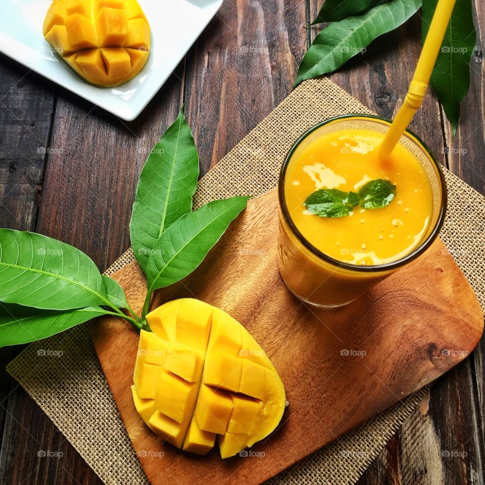 Mango juice spin 