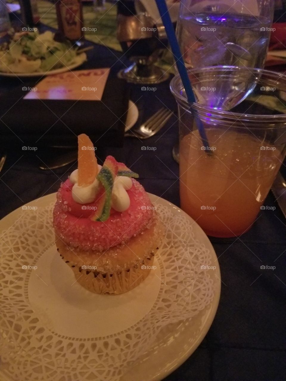 sweet treats at the Willy Wonka dinner.  there may just be a special golden ticket in your sweets take a bite and let's see!