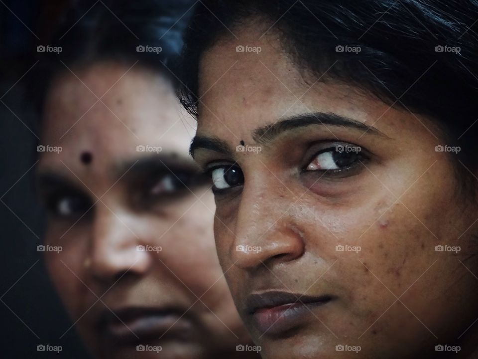 Portrait of Indian woman