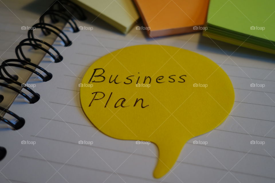 Creating a business plan.