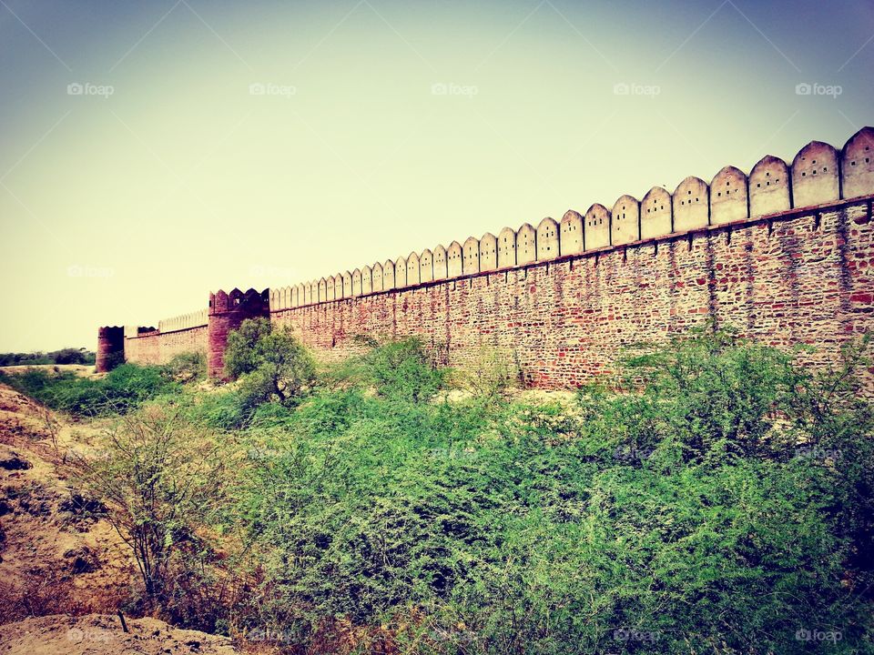 wall of fort