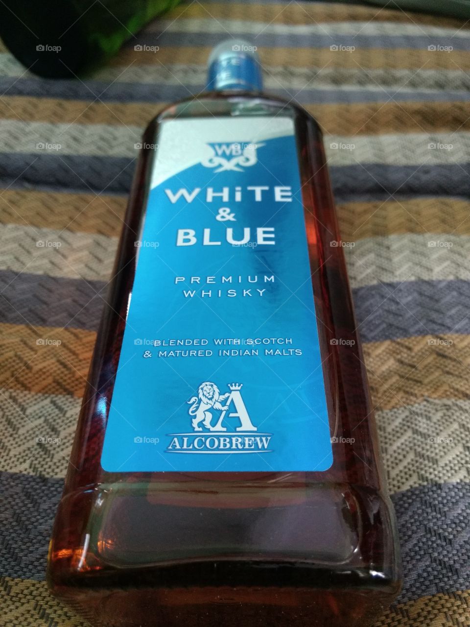 white and blue wine.....