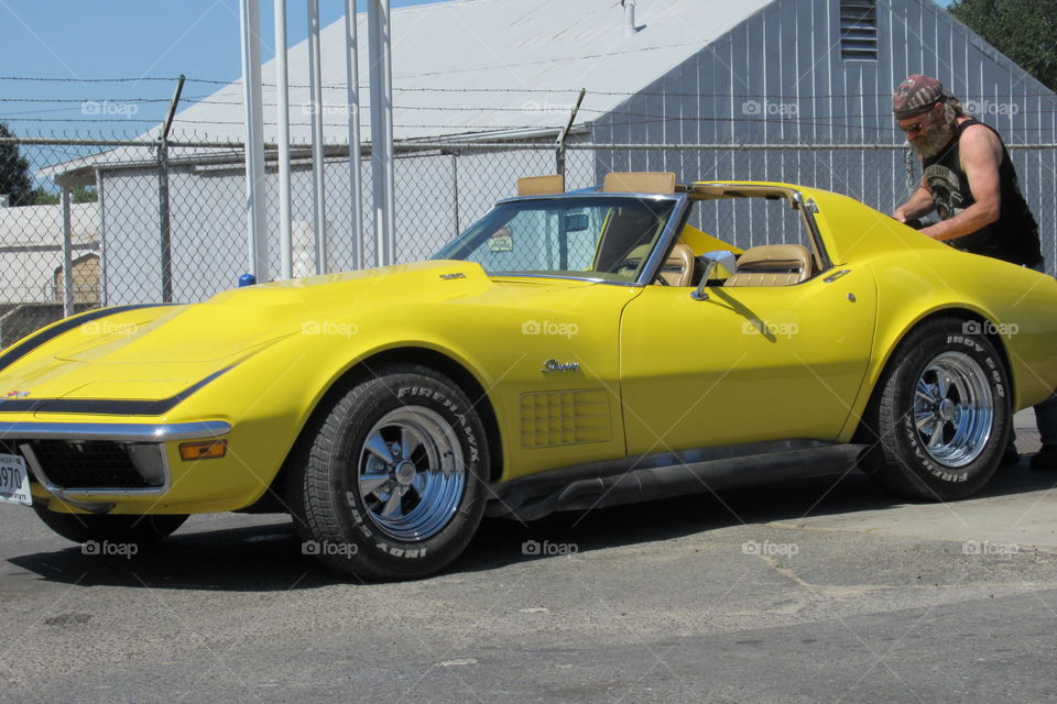 Little yellow corvette