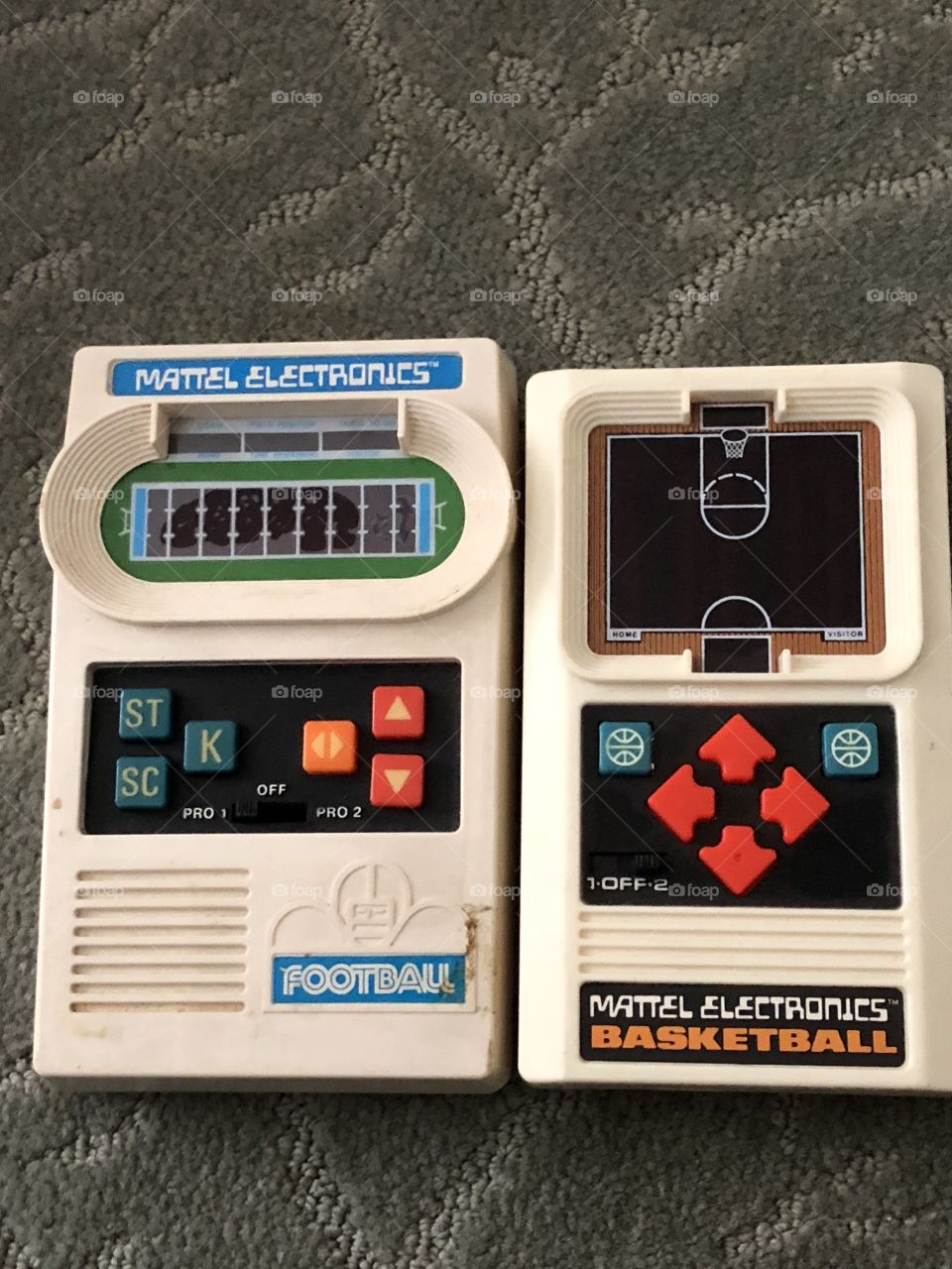 1970 Matell handheld computer games 