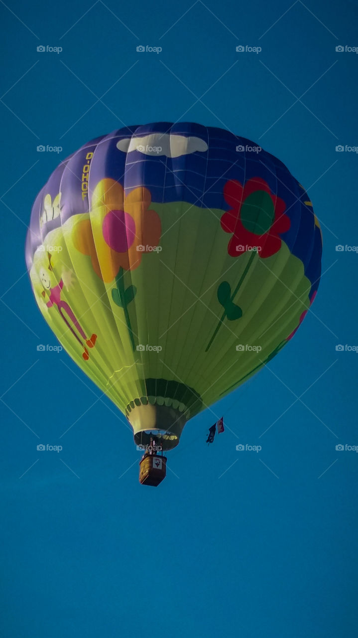 colorful Balloon flights