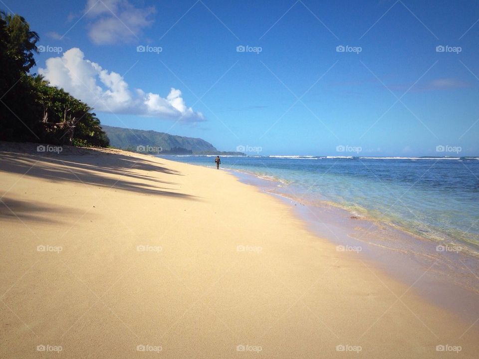 Alone on a Beach