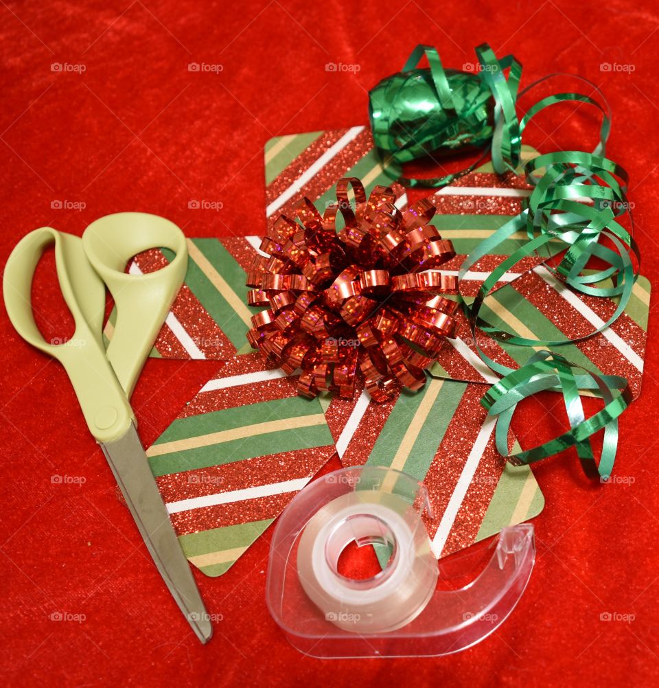 Christmas gift wrappings