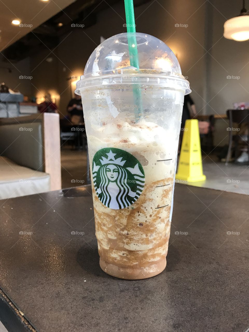 Pumpkin spice Frap with a few shots 